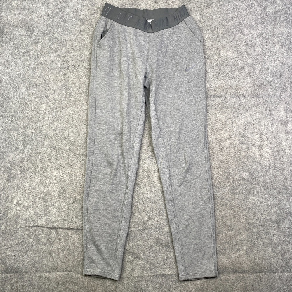 Nike Dry Logo Waistband Sweatpants Women's XS Grey Heather - AQ4636-091